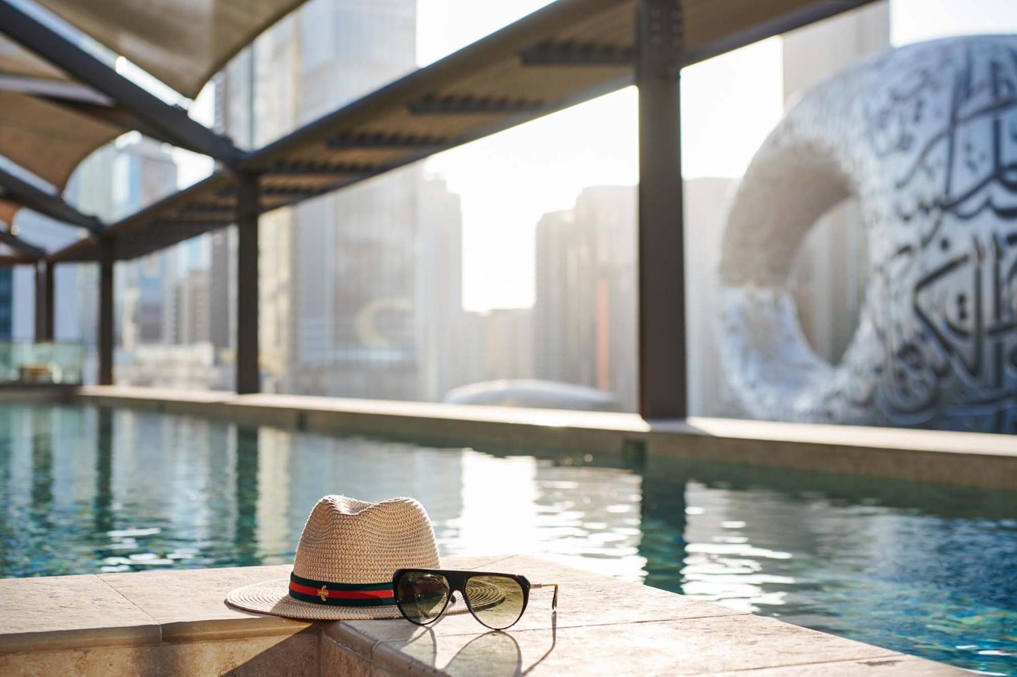 25Hours Hotel Dubai One Central Exterior photo The pool at the Ritz-Carlton, Dubai